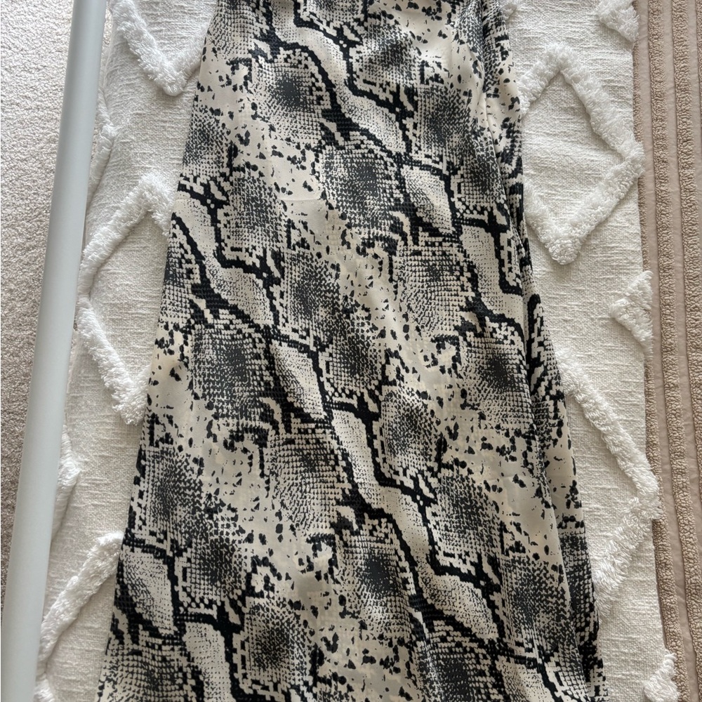 Aritzia Snake Skin Skirt
